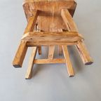 Olm Wood Brutalist Wabi Sabi Dining Set / 6 Chairs / Table. thumbnail 11