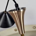 Vintage - Lakro Style - Ufo Hanglamp - 'Champagne Gold' - Glas - 70S thumbnail 11