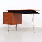 Dutch Design Hairpin Desk By Cees Braakman For Pastoe, 1960S thumbnail 4