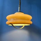 Vintage Space Age Hanglamp Van Herda Met Mushroom Kap Van Acrylglas thumbnail 2