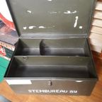 Industrieel Oud Stembureau Zaandam Blik Kist thumbnail 4