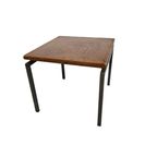Side Table - Cees Braakman Stijl - Fineer - Metaal - Holland - 60S thumbnail 5