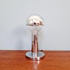 Space Age Tafellamp In Verchroomd Metaal, Jaren 70 thumbnail 4