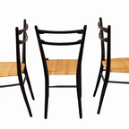 Cane Chairs In The Style Of Gio Ponti, Set Of 3 thumbnail 8