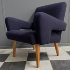 Purple Arm Chair By Jitona 1970s thumbnail 5