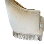 Vintage Fauteuil / Eenzit / Clubzetel Met Franjes thumbnail 14