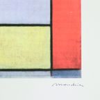 Offset Litho Naar Piet Mondriaan Compositie I 56/200 Kunstdruk thumbnail 7