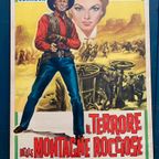 Grote Vintage Filmposter Cowboy Western Uit 1962 In Lijst thumbnail 2