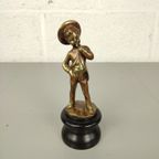 Bronzen Beeldje Van Een Roker thumbnail 6
