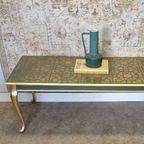 Salontafel In Groen Met Goud Patronen thumbnail 4