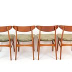 4 Vintage Deense Stoelen Nieuw Gestoffeerd thumbnail 7