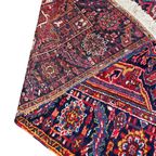 Perzisch Heriz Vloerkleed Handgeknoopt 245X345Cm - Vintage Tapijt Rood Blauw - Reliving thumbnail 8