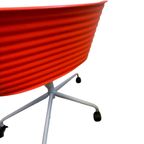 Ron Arad - Vitra - Swivel Chair / Office Chair - Model Tom Vac - Orange Seat thumbnail 6