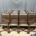 Set Van 12 Stoelen In Renaissancestijl. thumbnail 2