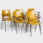 6X Vintage Design Stoelen Van Ahrend De Cirkel, Jaren 60 thumbnail 10