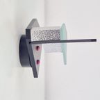 Postmodern Metaal Glas Wandlamp Italy Memphis Design ‘80 thumbnail 11