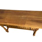 Vintage Houten Bijzettafel / Consoletafel / Sidetable thumbnail 17