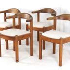 Set 4 Vamdrup Stoelen Eetkamerstoelen Deens Vintage Gestoffeerd thumbnail 17