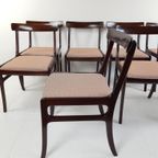 8 Tot 20 Vintage Stoelen Ole Wanscher Danish Dining Chairs thumbnail 7