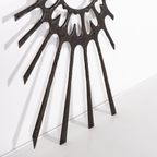 1980’s Sculptural Brutalist Door Fixture/wall Sculpture / Wanddecoratie / Muurdecoratie thumbnail 6
