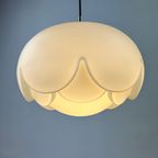 1 Of 4 Large Frosted Glass Artichoke Shaped Pendant Lamp Xl By Peill And Putzler, 1960 thumbnail 3