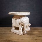 Wicker Elephant Sidetable thumbnail 5