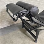 Lc4 Chaise - Black On Black - Cassina Jaren 80 - Le Corbusier, Pierre Jeanneret & Charlotte Perriand thumbnail 20