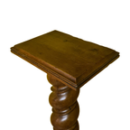 Groot Model Franse Notenhouten Getorste Pilaar In Louis Xiii Stijl Van Rond 1870 thumbnail 6