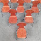 10x Eromes Pagholz Industriële Stapelbare Design Stoel thumbnail 6