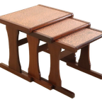 Vintage Set Nesting Tables Mimiset Tafeltjes 'birstall' thumbnail 10