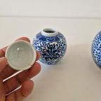 Set Van 2 Vintage Gemberpot Gemberpotje Porselein thumbnail 6
