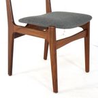 Set 4 Findahl Vintage Eetkamerstoelen Stoelen Gestoffeerd Deens thumbnail 3