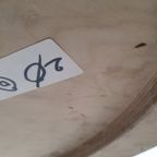 Messing Gepatineerde Tafel Rond Wabi Sabi Gietijzer Voet Pedrali thumbnail 6
