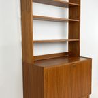 Scandinavisch Vintage Teak Fineren Boekenkast Horten thumbnail 13