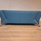 50% Korting Rolf Benz 322 - Petrol Leder -2,5 Zits -showroom thumbnail 3