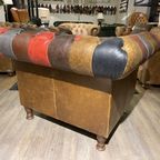 Hensford Patchwork / Multicolor Chesterfield Clubfauteuil thumbnail 7