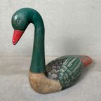 Vintage Grote ‘lokeend’ – Hout thumbnail 2