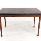 Palissander Rechthoekige Verlengbare Eettafel Vintage thumbnail 10
