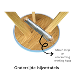 Unieke Ronde Klaver Patroon Bijzettafel Rose thumbnail 10