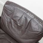 Vintage De Sede Ds-31 Draai Fauteuil In Bruin Leer thumbnail 6