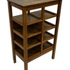 Art Deco Wandkast Vakkenkast Jaren 30 Eiken Open Kast thumbnail 5
