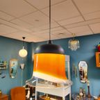 Vintage Peill Putzler Hanglamp Plafondlamp Glas thumbnail 4