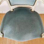 Brocante Vintage Franse Louis Xv Stoeltje, Fauteuil Stoel 03 thumbnail 8