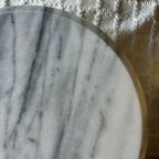 Draaiplatrau Rond Grey Marble Vintage thumbnail 5