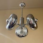 Lamp Jaren 70 Space Age Spoetnik Verchroomd Frans thumbnail 6