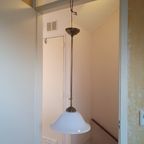 Vintage - Hanglamp - Plafondlamp - Uitschuifbare Stang -glas thumbnail 5