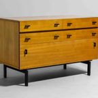 Mid-Century Vintage Minimalistische Ladekast Van Roger De Winter, 1960S België thumbnail 13
