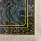Vintage Chinese Salontafel / Oosterse Koffietafel (lakmeubel) Chinoiserie /traditioneel Tafereel thumbnail 10