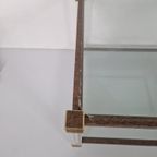 Hollywood Regency Glas En Perspex Bijzettafel Vintage. thumbnail 2