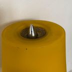 Jaren 90 Ikea Bedlamp / Tafellamp Met Geel Glazen Kapje thumbnail 7